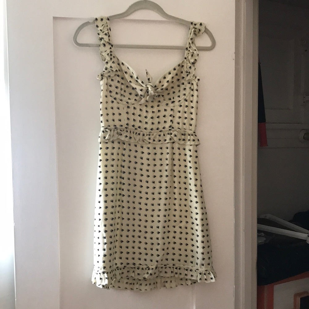 For love and lemons sweet heart dress in creme